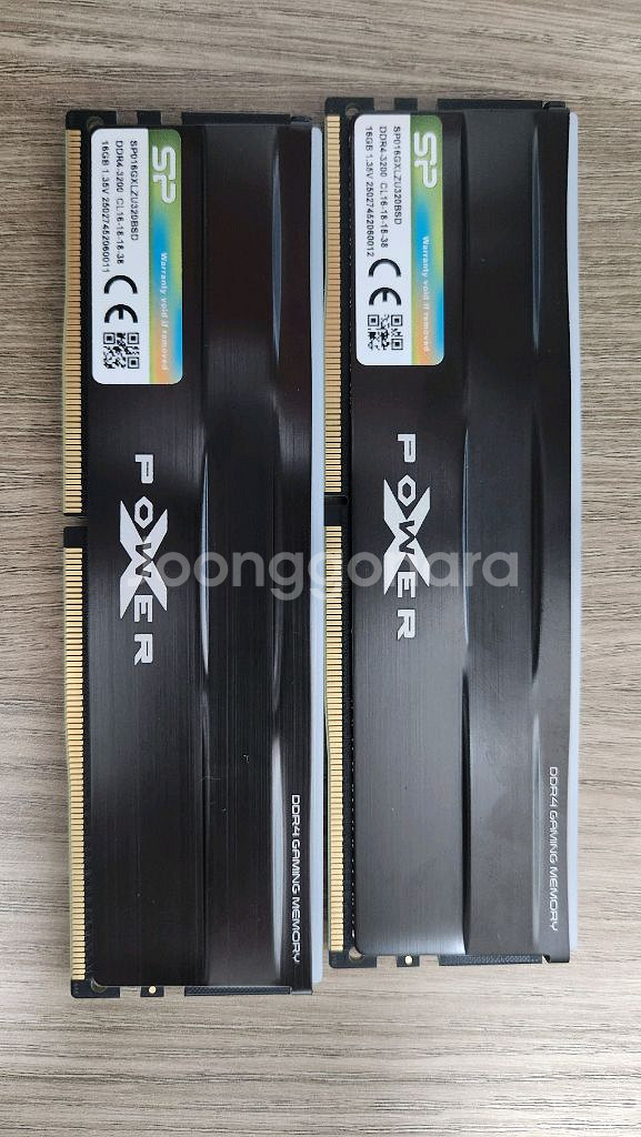 DDR4-3200 16GB 메모리 2장--0