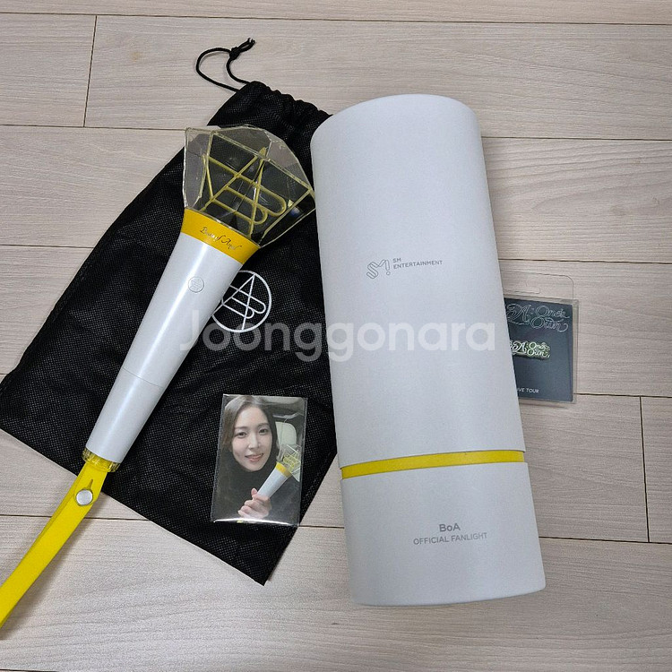 보아 응원봉 아별봉+뱃지 세트--0