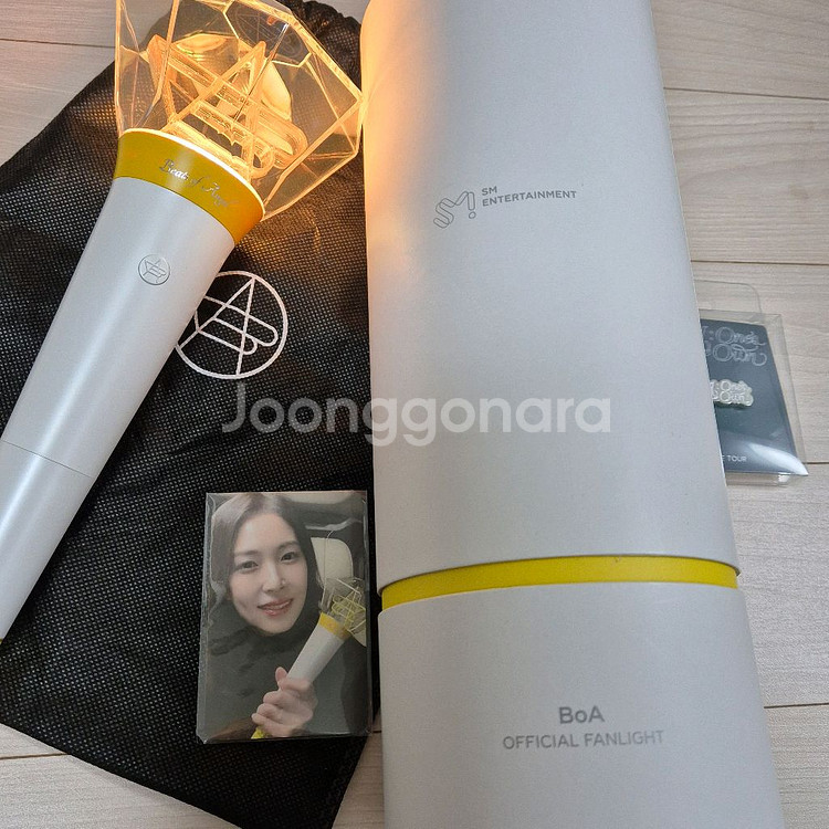 보아 응원봉 아별봉+뱃지 세트--3