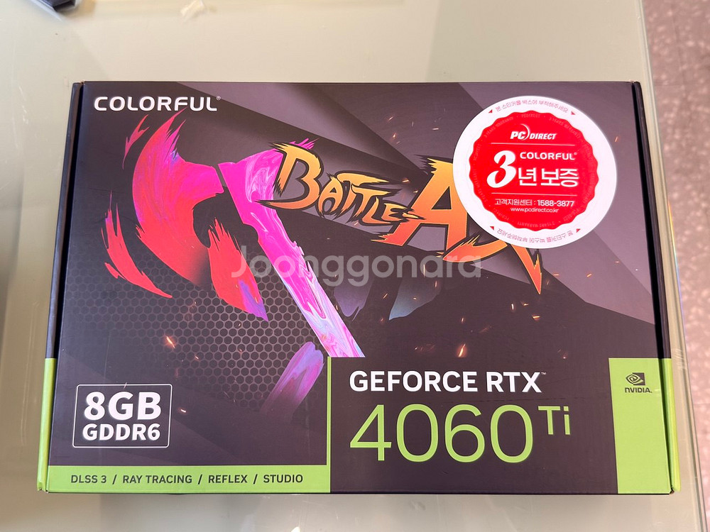 컬러풀 RTX 4060Ti 토마호크 8GB--1