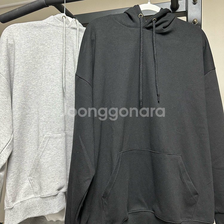 앨빈클로 무지 후드티 L(100~105)--7