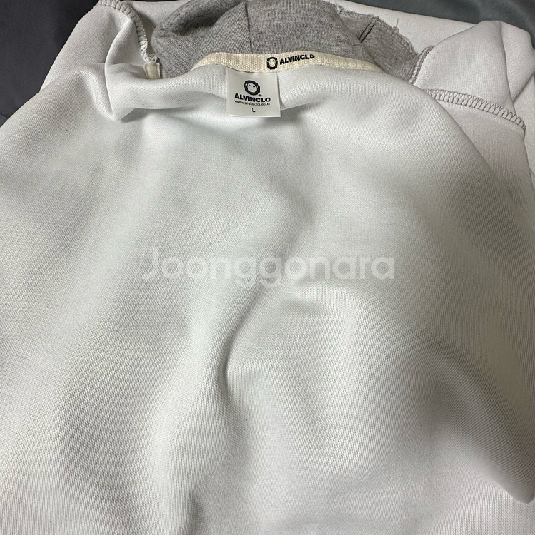 앨빈클로 무지 후드티 L(100~105)--6