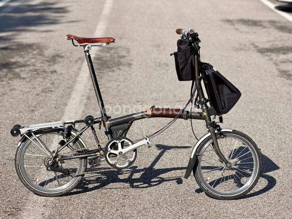 브롬톤 접이식 자전거 M6R 풀옵션 로우라커 프리미엄 단종 색상--2