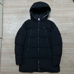 리복 키즈 덕다운 후드 미디엄 패딩 점퍼 [블랙] 160