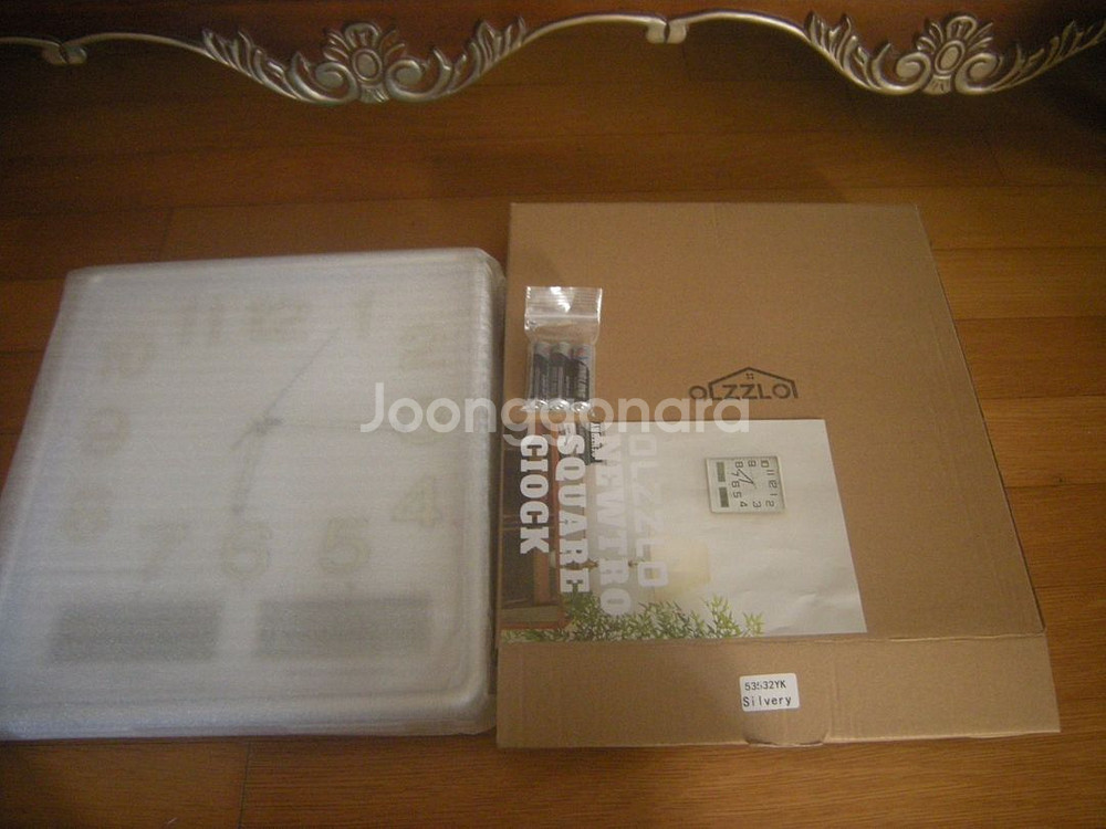 사각레트로LED야광벽시계 대형사이즈+미니틈새사이드협탁테이블/이케아 한샘 일룸 가구가전 아이폰 스마트폰 삼성 엘지--0