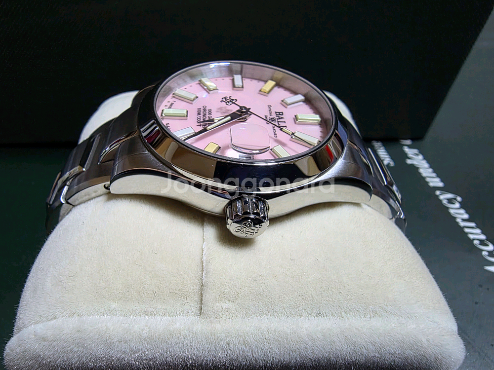 볼워치 엔지니어3 마블라이트 36mm 핑크 오토매틱 24년 11월 스탬핑.박스풀셋 생활기스 약간 상태 매우 좋습니다--6