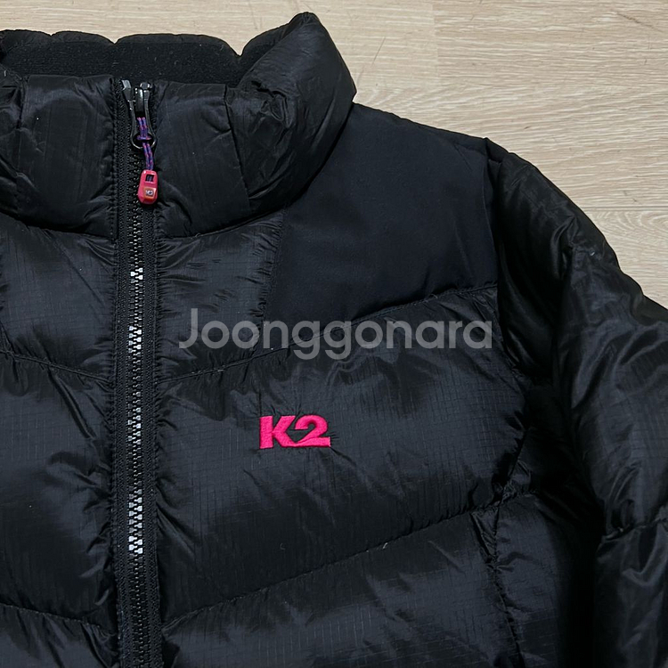 K2 아웃도어 여성 구스다운 경량패딩 점퍼 [블랙] S/90--3