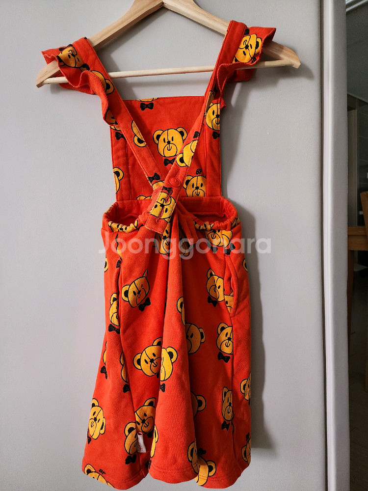 베베드피노 130사이즈 멜빵원피스--1