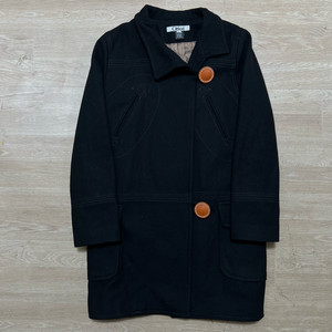 끌로에 여성 클래식 와이드카라 울 싱글코트 [블랙] 36(구 55)