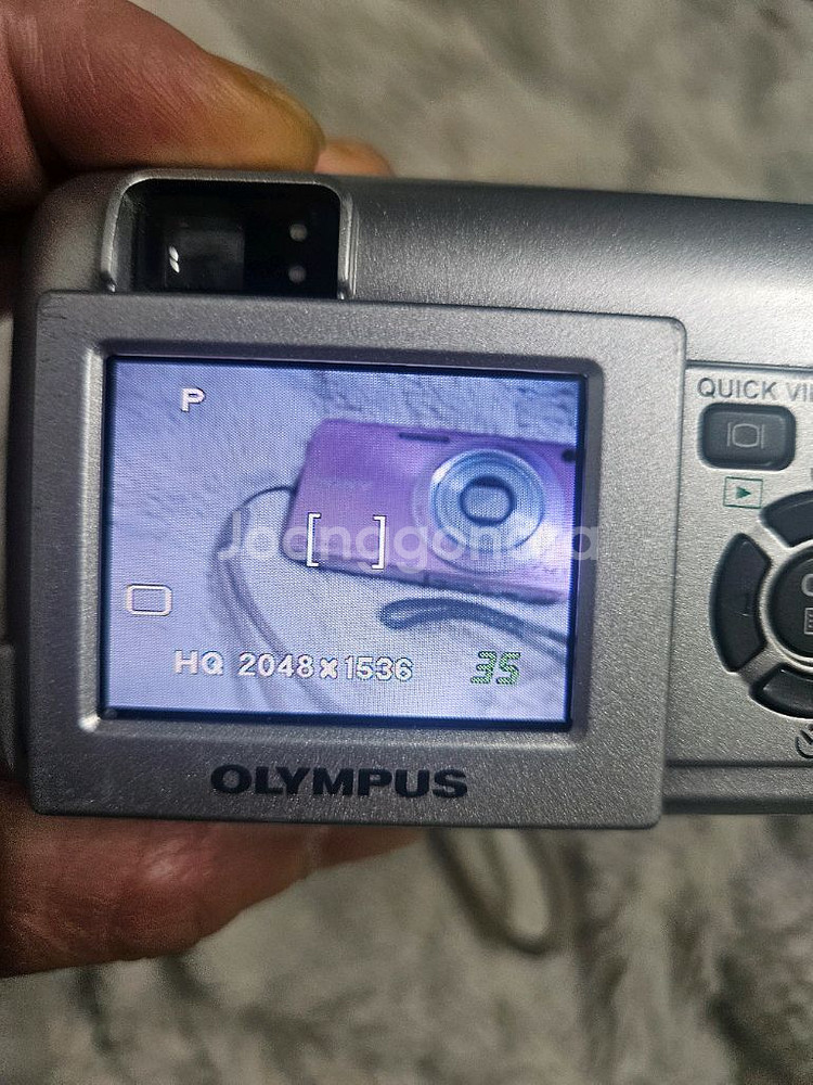 올림푸스 콤팩트 디지털카메라 X-200 레트로 디카--5