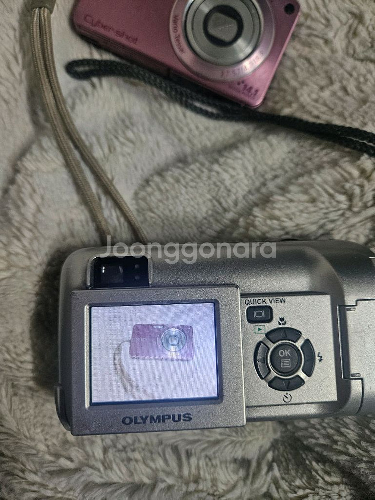 올림푸스 콤팩트 디지털카메라 X-200 레트로 디카--6