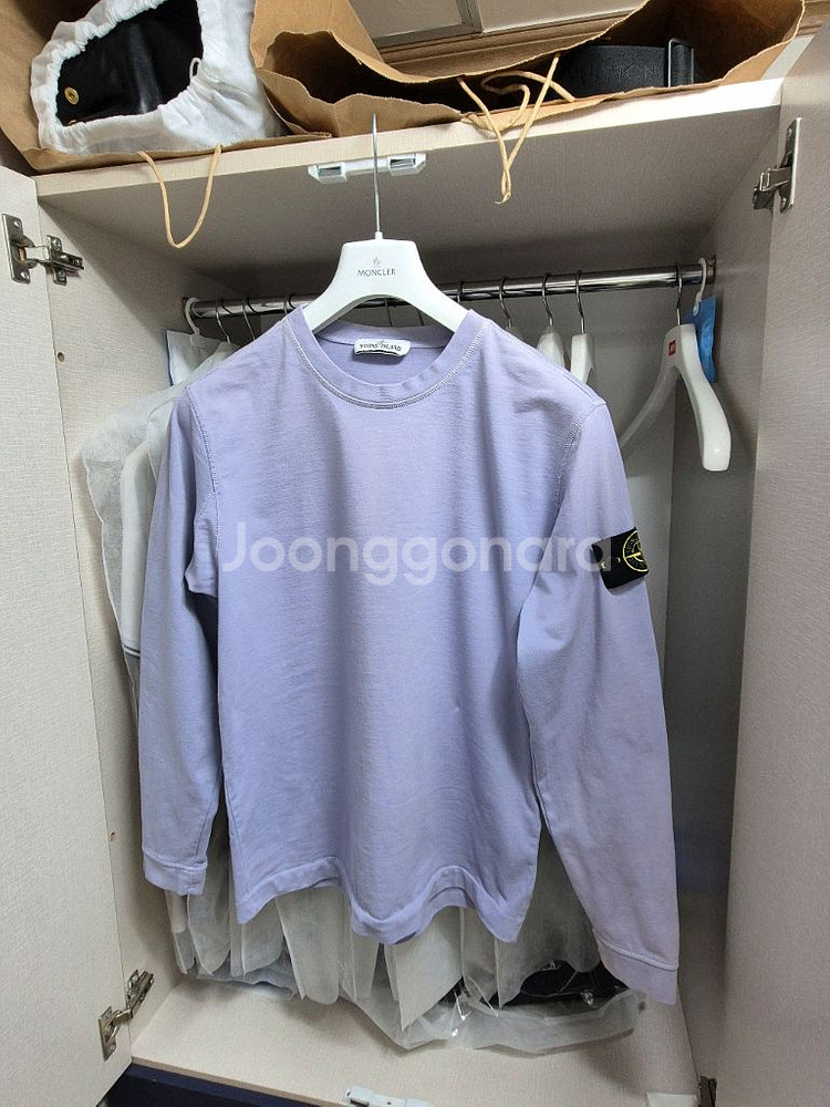 한글택 스톤아일랜드 롱슬리브 맨투맨 95-M--0