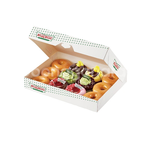 크리스피크림 크리스피도넛 초코페어링 더즌 더블더즌 팔아요--0