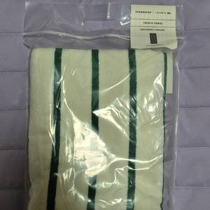 스타벅스 라코스테 테니스 트렌타올 프리퀀시 비치타월