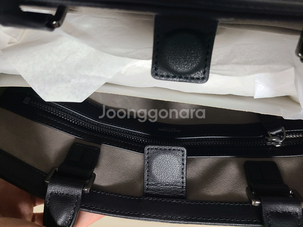 질스튜어트 뉴욕 천연소가죽 토트백--5