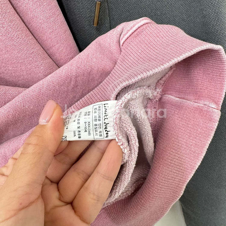 (140) 리미떼두두 기모 맨투맨 3xl 9-10세--1