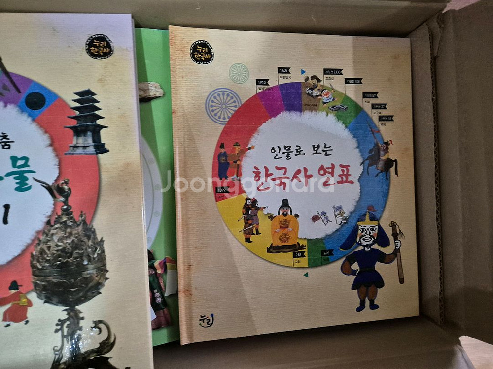 (판매완료)누리한국사 전집 풀구성(총 64권)팝니다(박스채 최상)--3