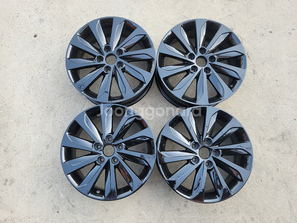 YF쏘나타 브릴리언트 17인치 바람개비 블랙휠 순정휠 중고휠--0