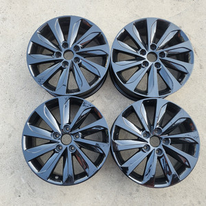 YF쏘나타 브릴리언트 17인치 바람개비 블랙휠 순정휠 중고휠