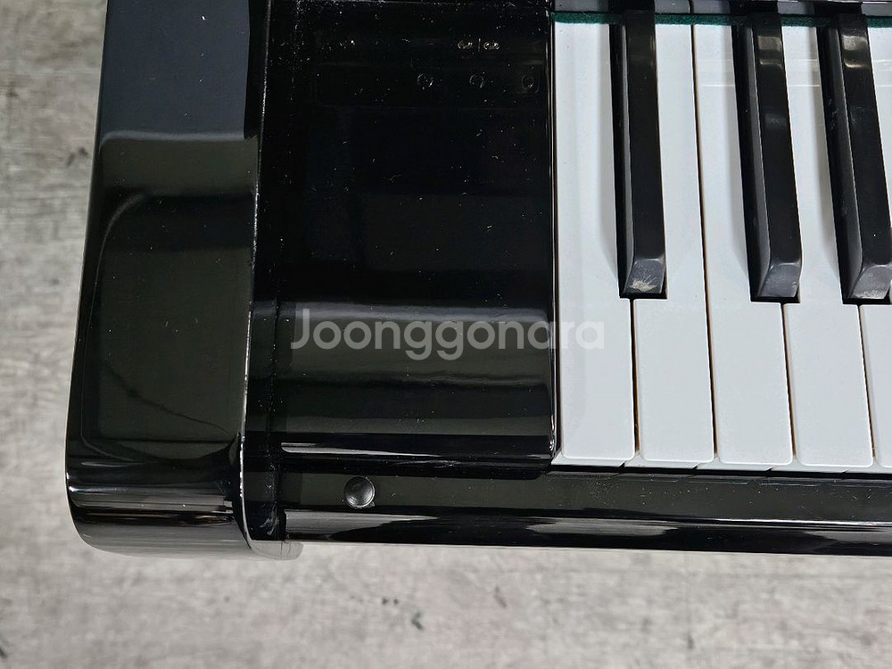 야마하피아노 U-1블랙 made in japan--1