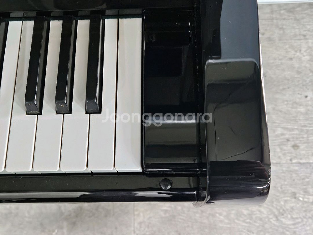 야마하피아노 U-1블랙 made in japan--2