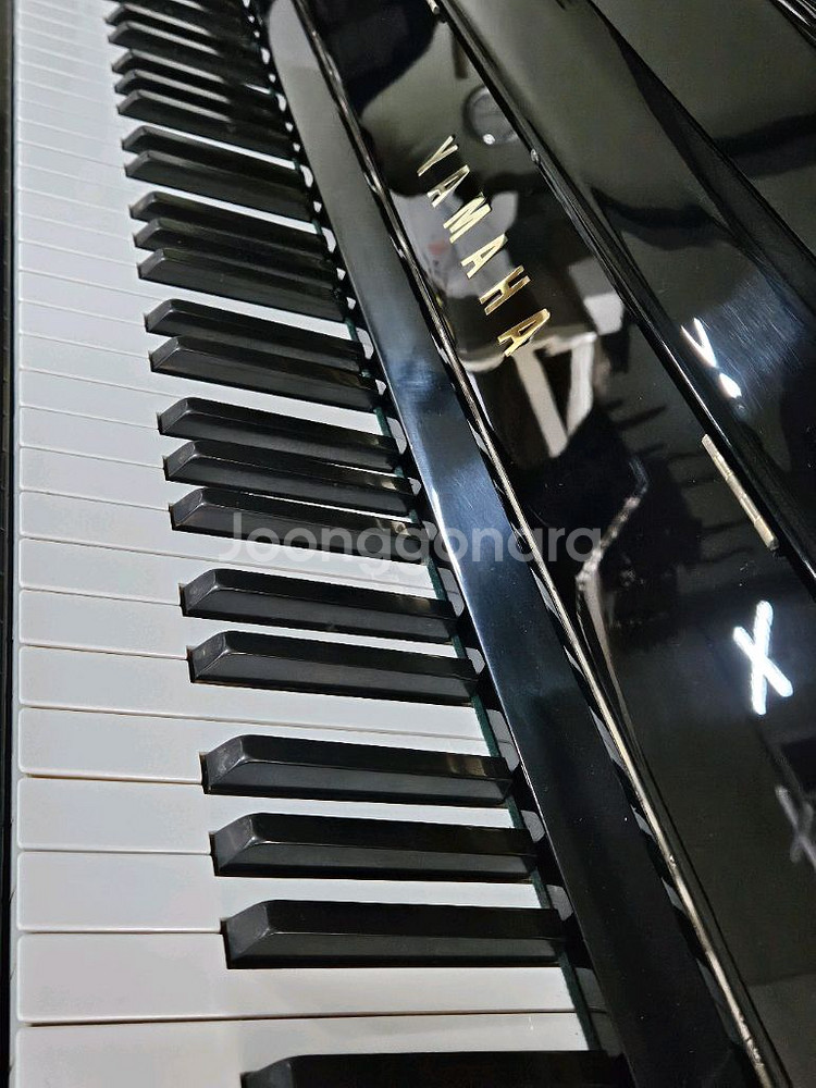 야마하피아노 U-1블랙 made in japan--4