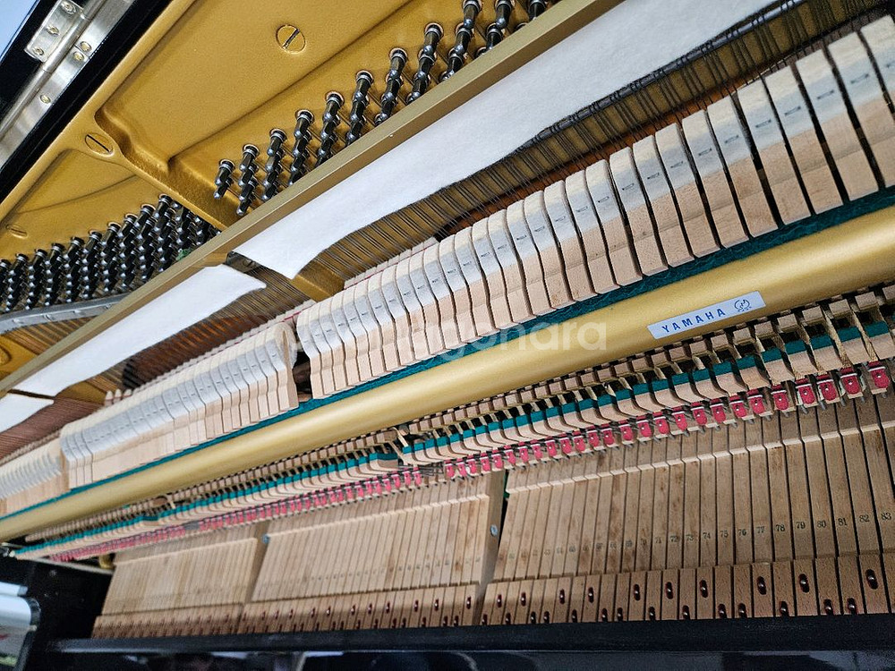 야마하피아노 U-1블랙 made in japan--8