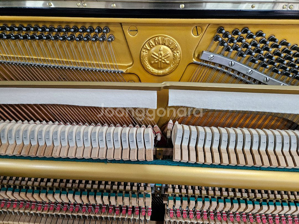 야마하피아노 U-1블랙 made in japan--9