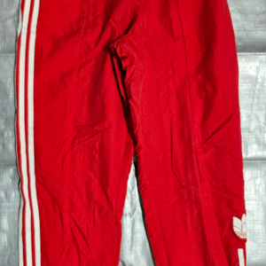 아디다스 빨간색 3선 트랙 팬츠여성 L