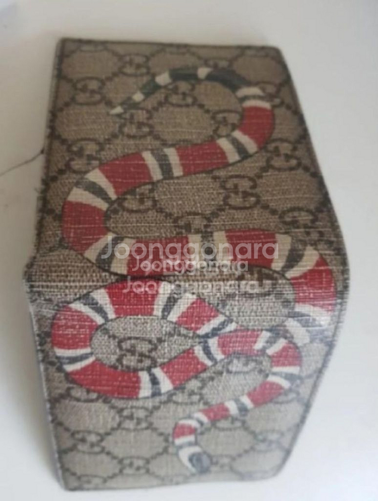 구찌 GG 캔버스 스네이크 반지갑 네고불가--0