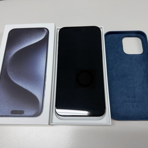 아이폰15 프로맥스 블루 512G 북미판 무음 / 애케플 (26.4.30)