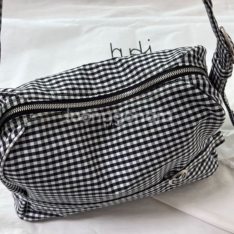 혜키 포티백 체크 숄더백 가방--4