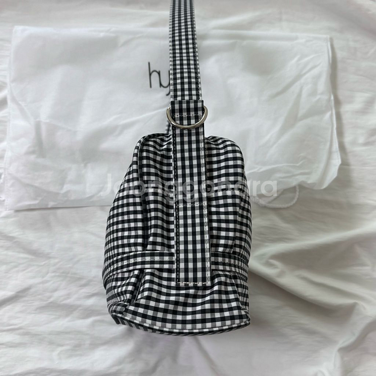 혜키 포티백 체크 숄더백 가방--5