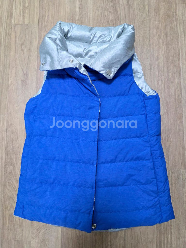 여성용 패딩 조끼(택포)폴로 골프 여성 양면 오리패딩 조끼 XS--2