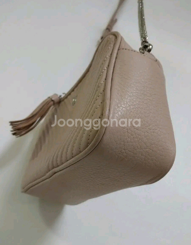 여성 빈치스벤치 체인 미니 소가죽 크로스백--4