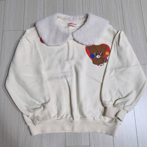 베베드피노 바바베어 퍼카라 퍼프 슬리브 맨투맨 130사이즈