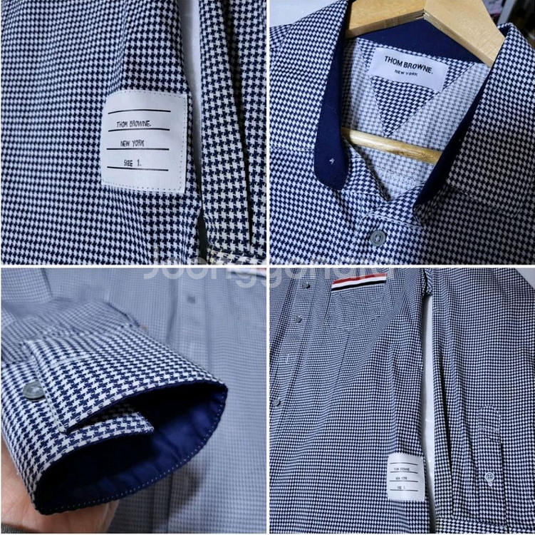 정품 톰브라운 인기 셔츠 1사이즈 미세커피오염에 싸게팜--3