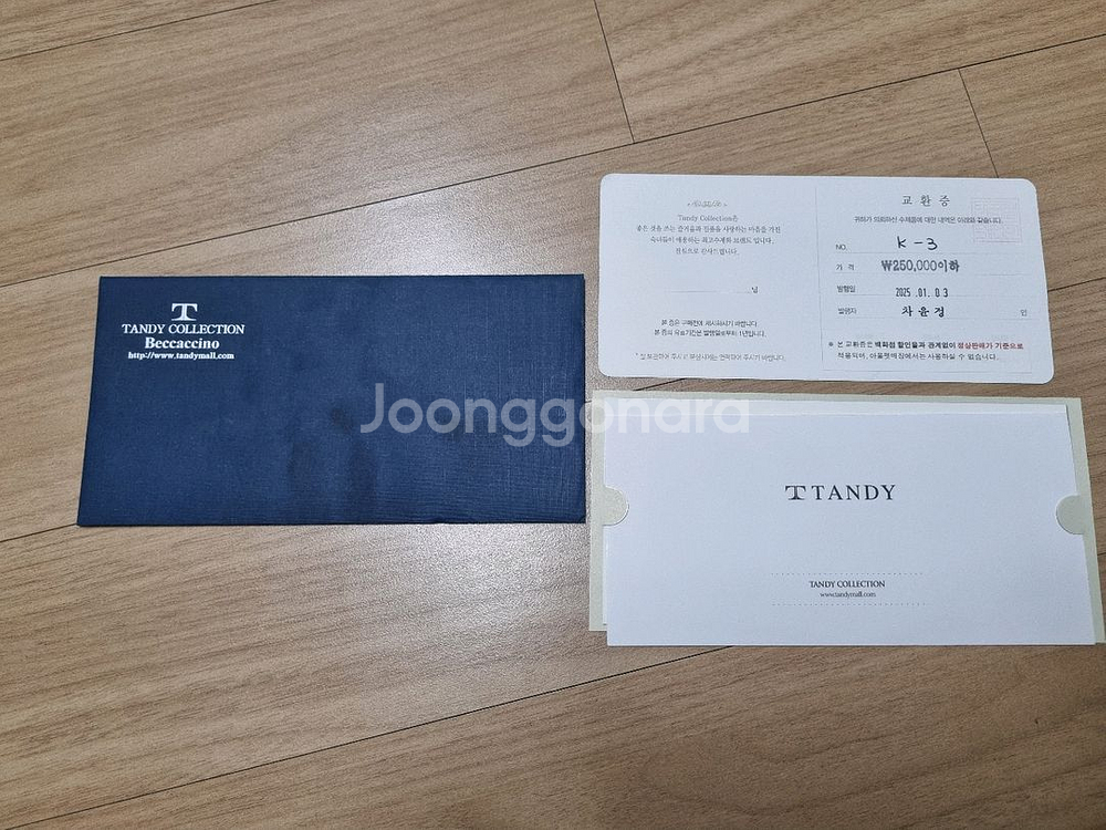 tandy탠디여성구두25만원상품권(우체국등기포함9만원)--0