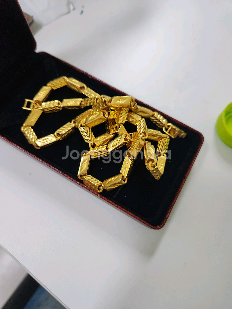 남성용 금 목걸이 20돈--4