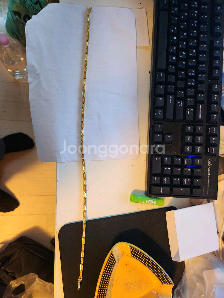 남성용 금 목걸이 20돈--3