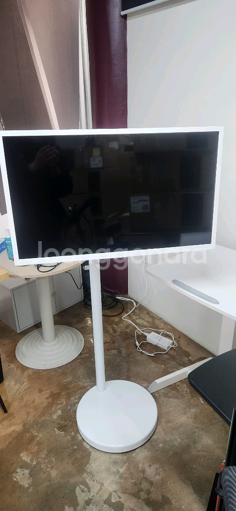 LG 모니터 32SR50F+이동형스탠드--1
