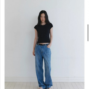 유라고 세미 와이드 데님 S사이즈