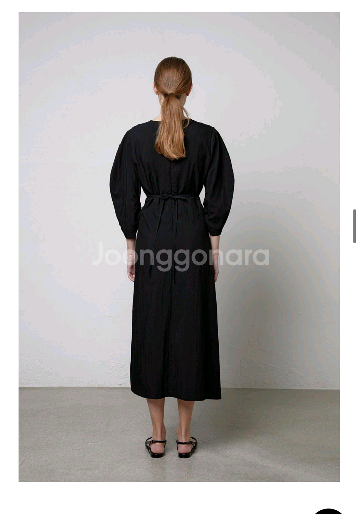 리파인드902 셔링 발롱 원피스 S--0