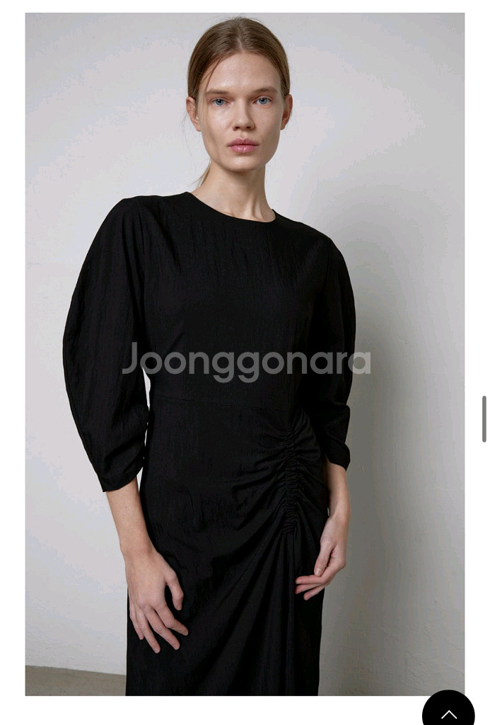 리파인드902 셔링 발롱 원피스 S--3