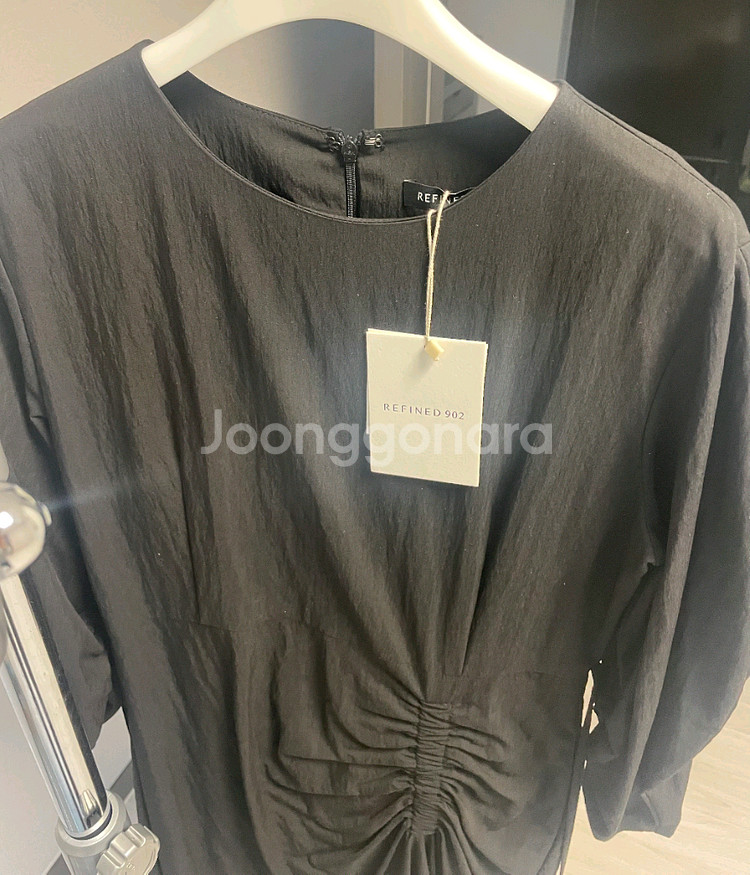 리파인드902 셔링 발롱 원피스 S--6