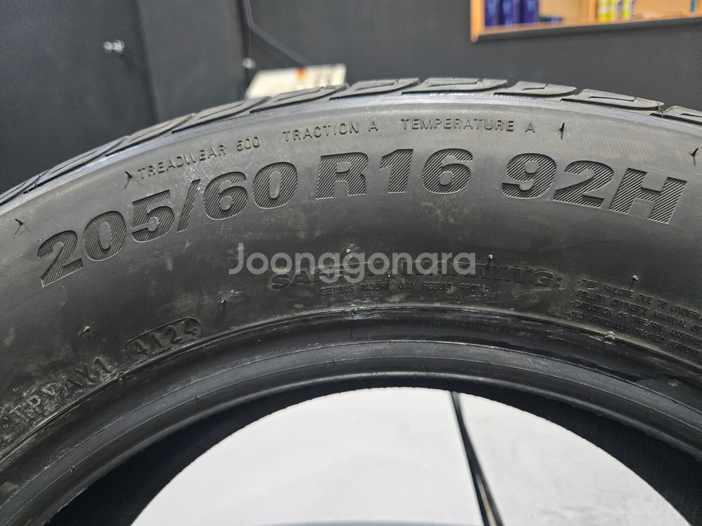 중고 타이어 205 60 16 금호 솔루스 TA31 2056016--2