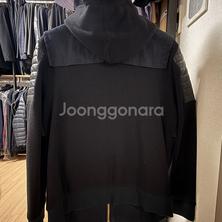 발망 니트 후드 집업--1