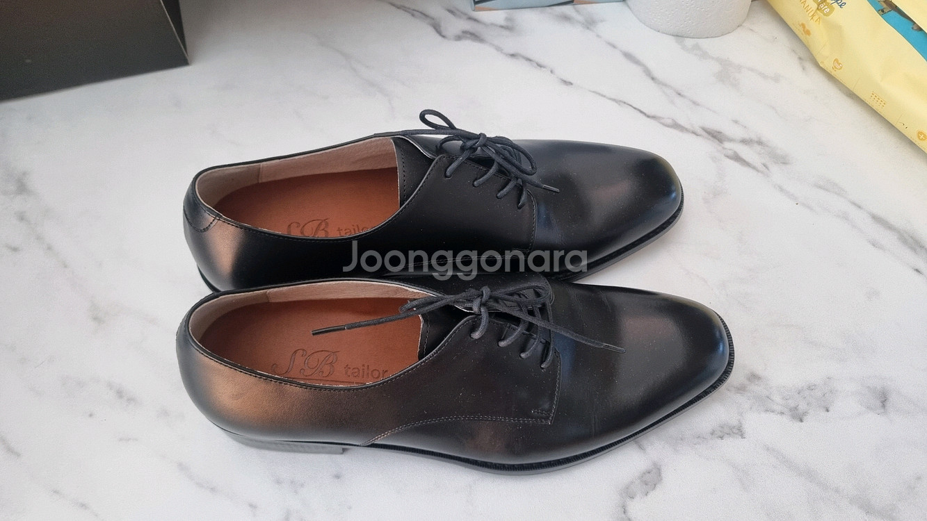 남성 수제화구두 소가죽 255mm--0