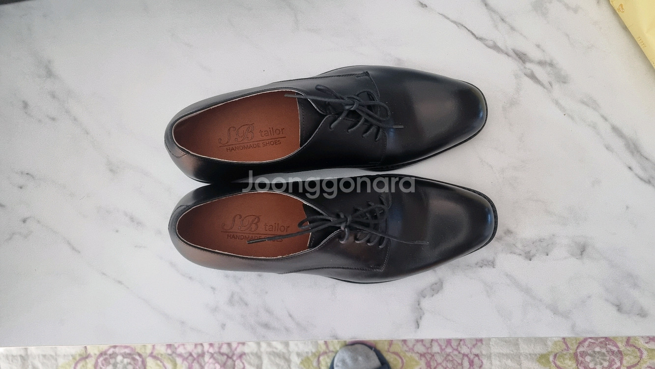 남성 수제화구두 소가죽 255mm--1