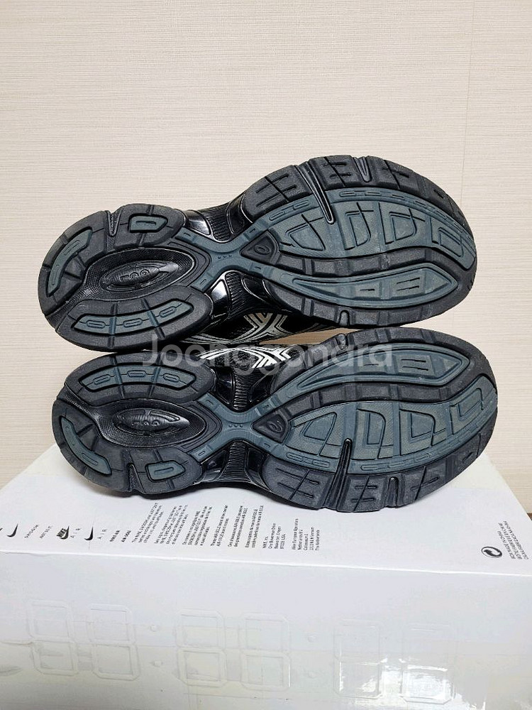 아식스 젤 쿠셔닝 운동화 블랙 280--6